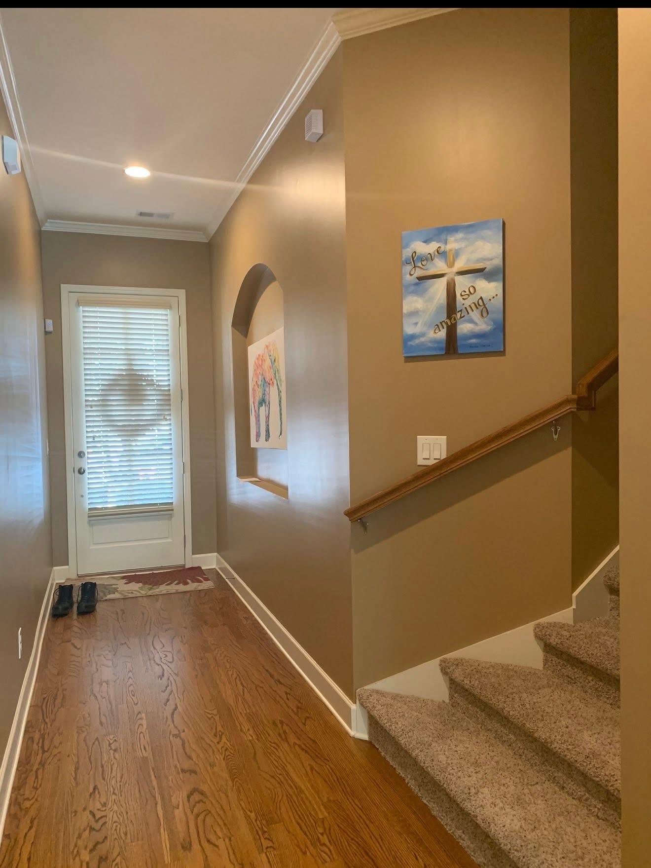 Hallway before photo